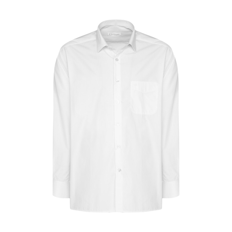 خرید و قیمت پیراهن مردانه اطمینان مدل 2000748-2 رنگ سفید