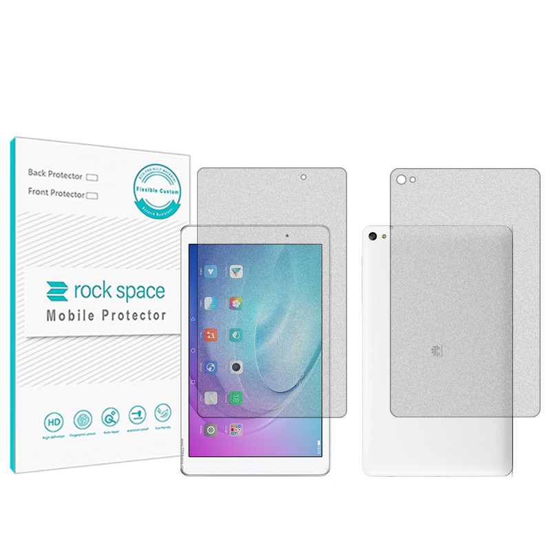 خرید و قیمت محافظ صفحه نمایش مات راک اسپیس مدل HyMTT مناسب برای تبلت هوآوی Mediapad T2 10.0 Pro به همراه محافظ پشت گوشی