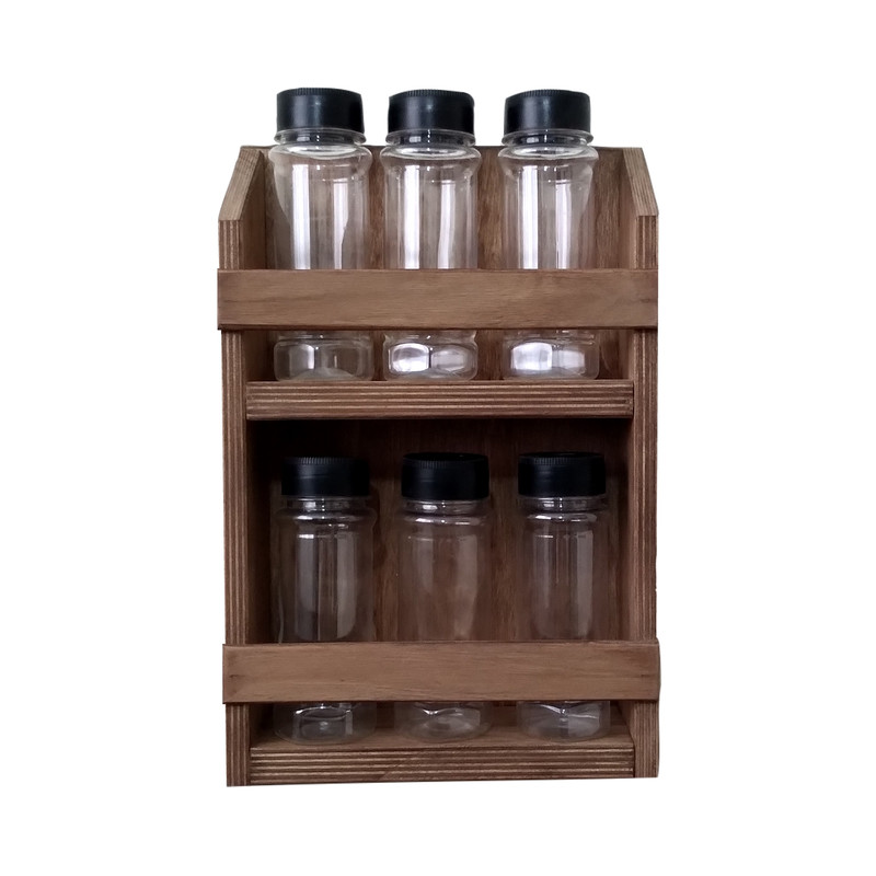 ست جا ادویه 6 پارچه پارسوماش مدل 12045 به همراه استند