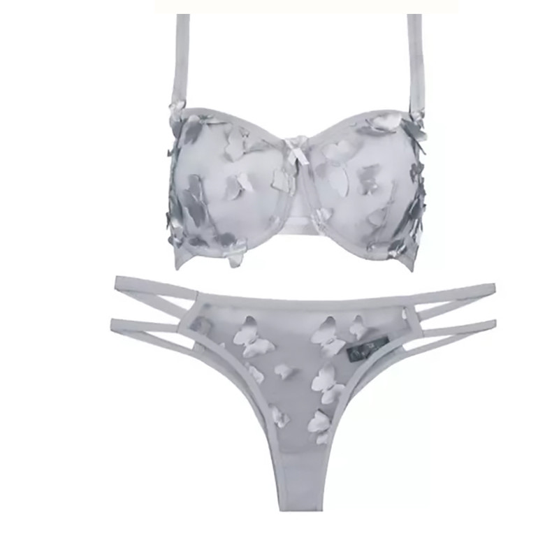 ست شورت و سوتین زنانه مکسوریا مدل پروانهای دوبل کد NKU MX 00824