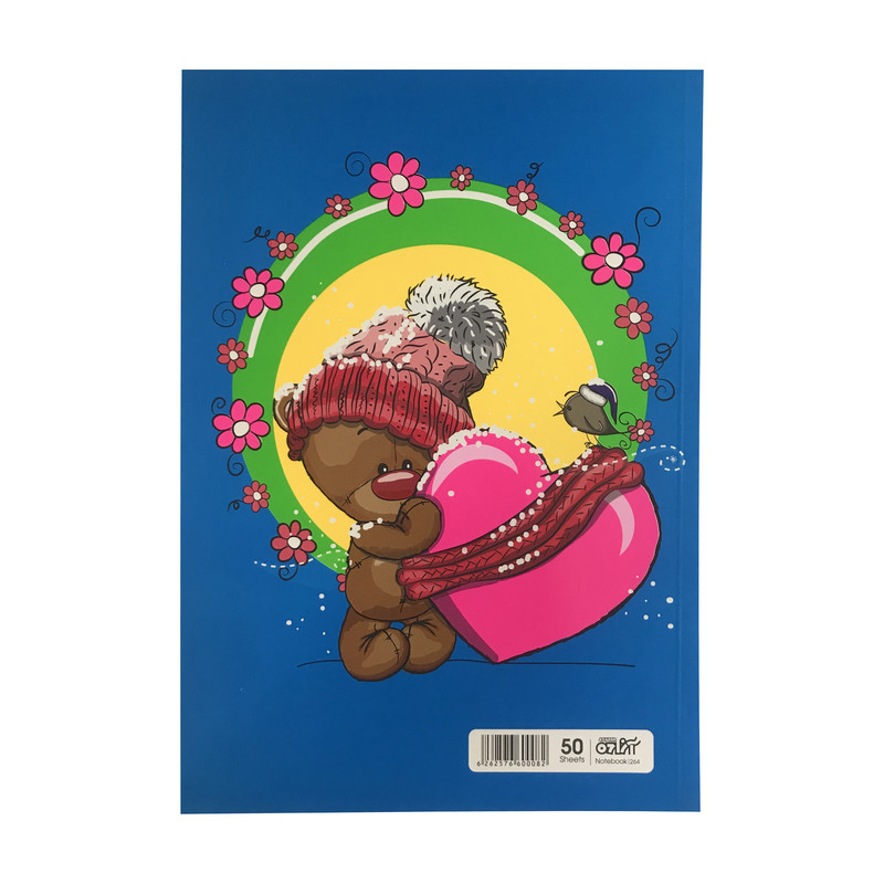 دفتر مشق 50 برگ آزاده طرح love