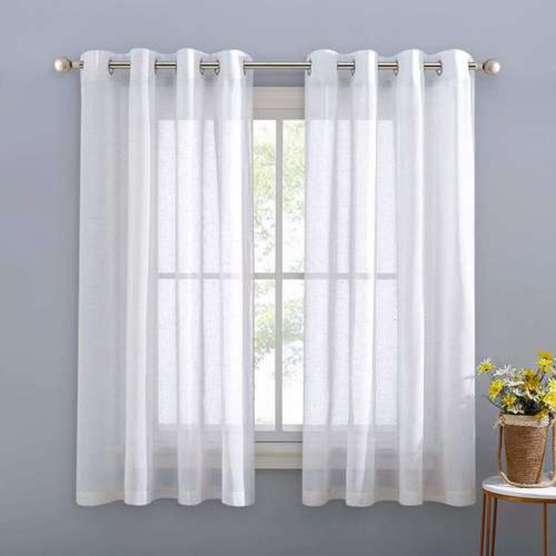 پرده مدل پانچ حریر سایز 140*200 سانتی متر