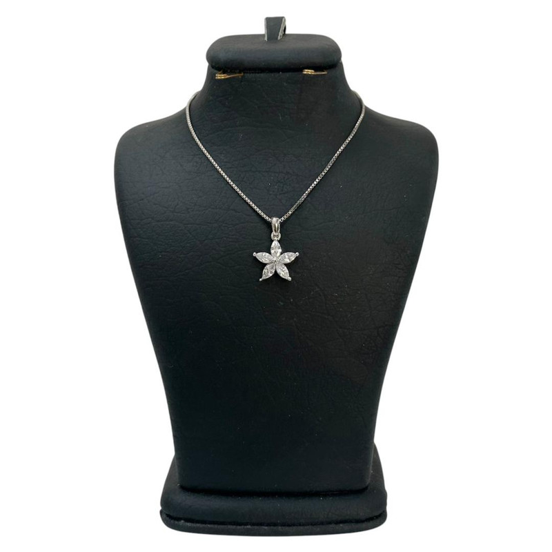 خرید و قیمت گردنبند نقره زنانه مدل ماهلی