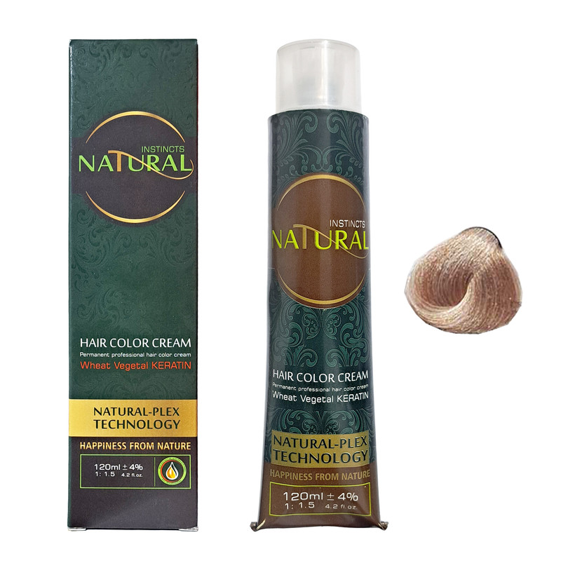 خرید و قیمت رنگ مو نچرال اینیستینکس شماره 1.(1.2)9 حجم 120 میلی لیتر رنگ بلوند خاکستری خیلی روشن