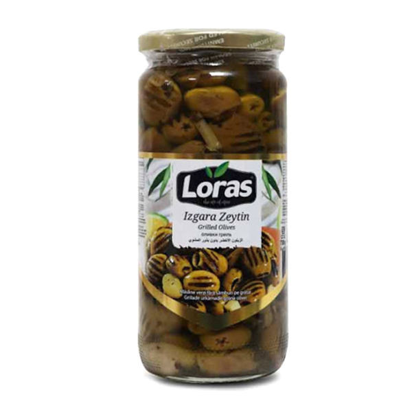 خرید و قیمت زیتون کبابی بدون هسته لوراس - 460 گرم