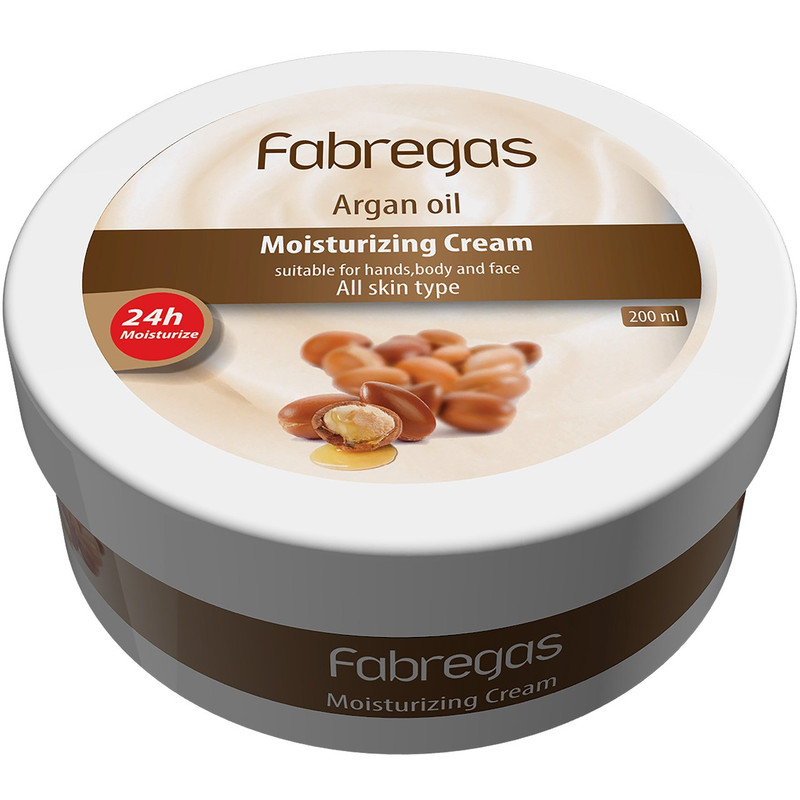 کرم مرطوب کننده فابریگاس مدل Argan Oil حجم 200 میلی لیتر