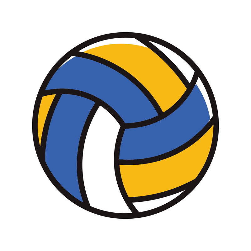 برچسب لپ تاپ پویا مارکت طرح توپ والیبال کد 3557