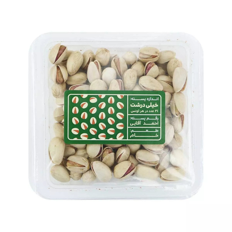 پستهی احمدآقایی خام ممتاز پستاکو - 230 گرم