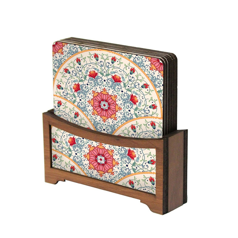 زیر لیوانی تهران جی اف ایکس مدل ZL3218 بسته 6 عددی