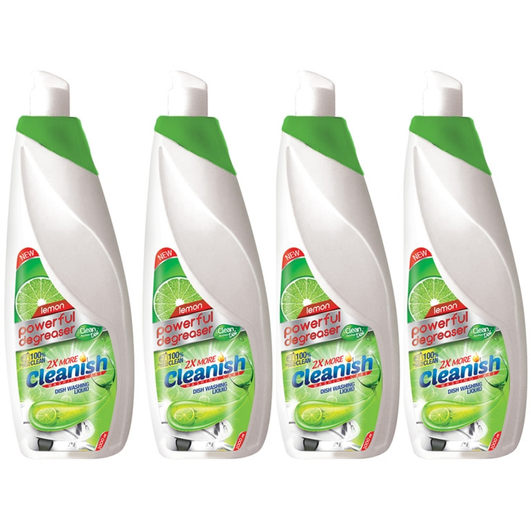 خرید و قیمت مایع ظرفشویی کلینیش مدل Lime با وزن1000 گرم بسته 4 عددی