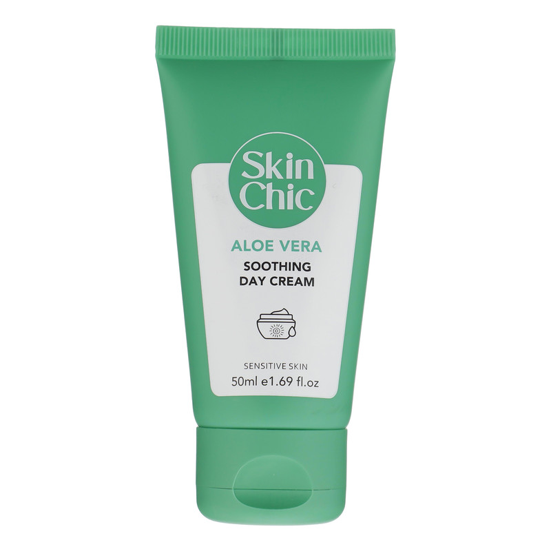 کرم ترمیم کننده روز اسکین شیک مدل Aloe Vera حجم 50 میلی لیتر