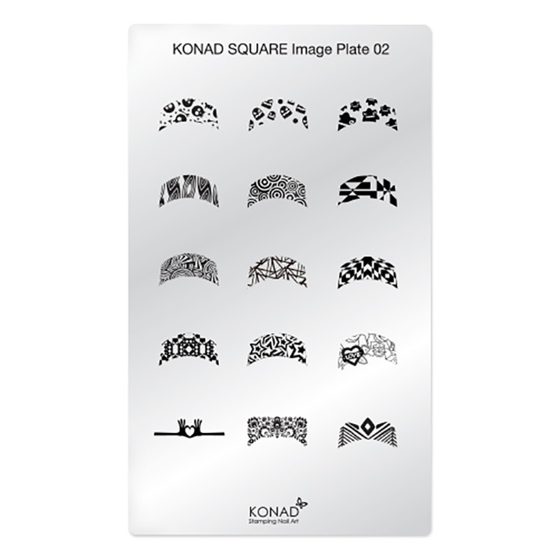 خرید و قیمت شابلون طراحی ناخن کناد کد 02