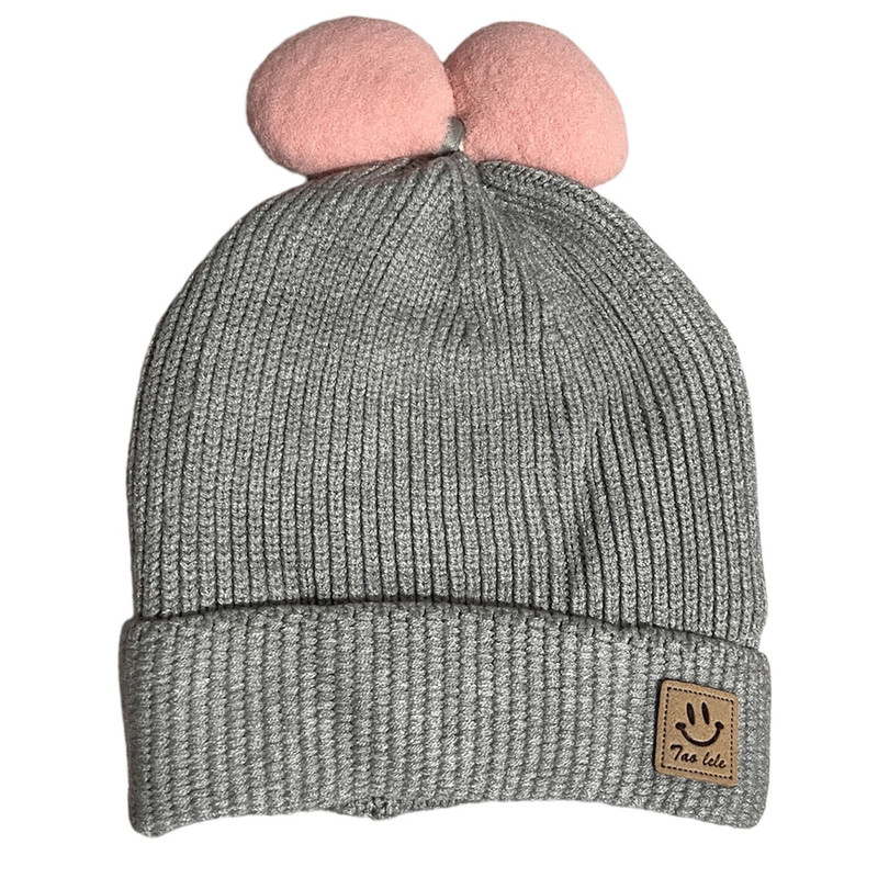 خرید و قیمت کلاه بافتنی بچگانه مدل پاپیون فانتزی کد R Y 6