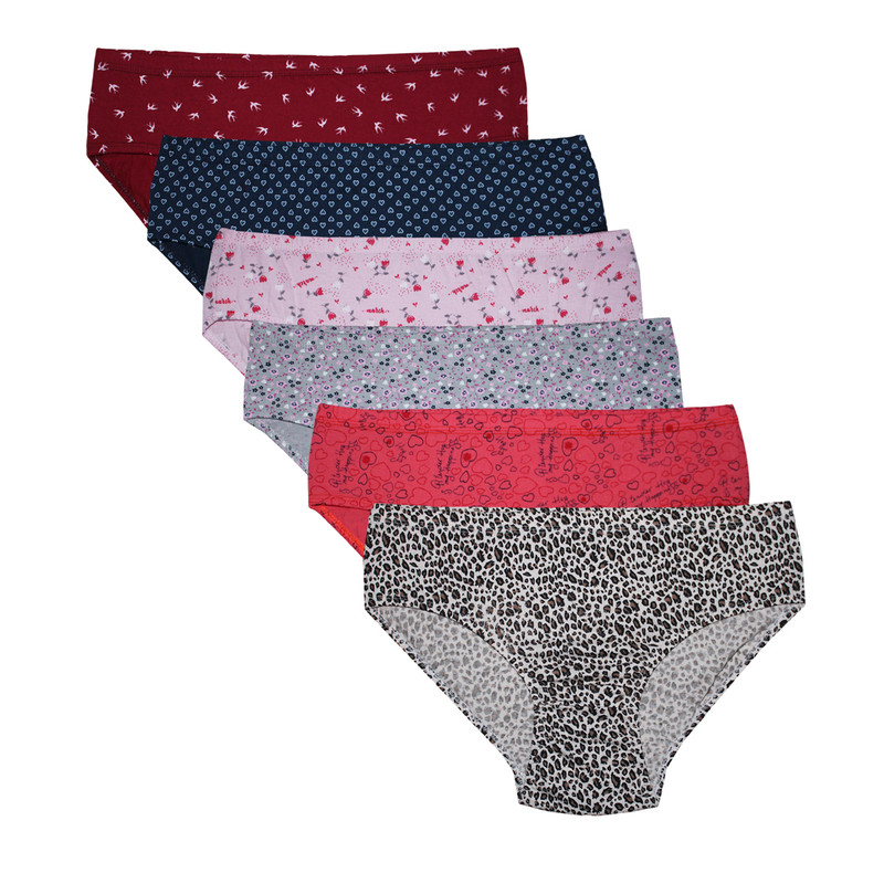 شورت زنانه چیندکا مدل پنبه ای کد 107 مجموعه 6 عددی