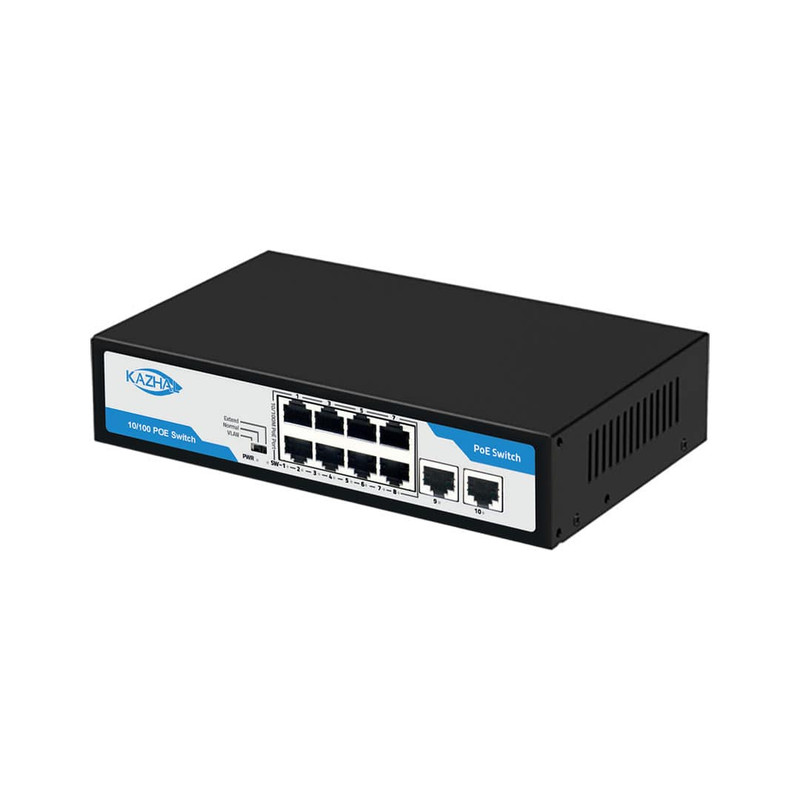 خرید و قیمت سوییچ 8 پورت POE کژال مدل KNS-P82F-E1