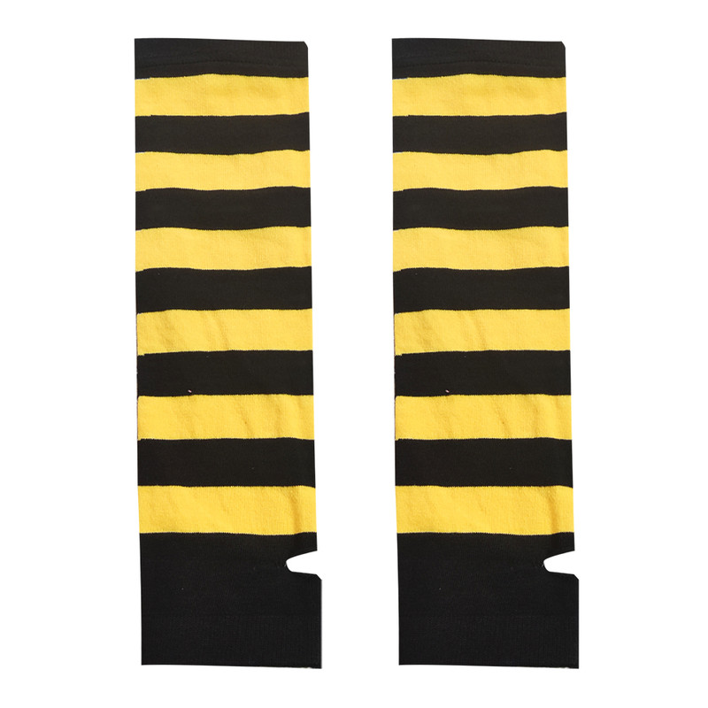 ساق دست زنانه تن پوش هنگامه مدل انگشتی راه راه زنبوری