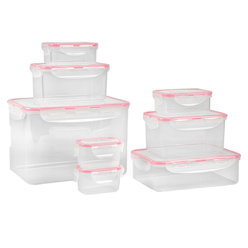 ظرف نگهدارنده لیمون مدل مستطیل کد TP16 مجموعه 8 عددی