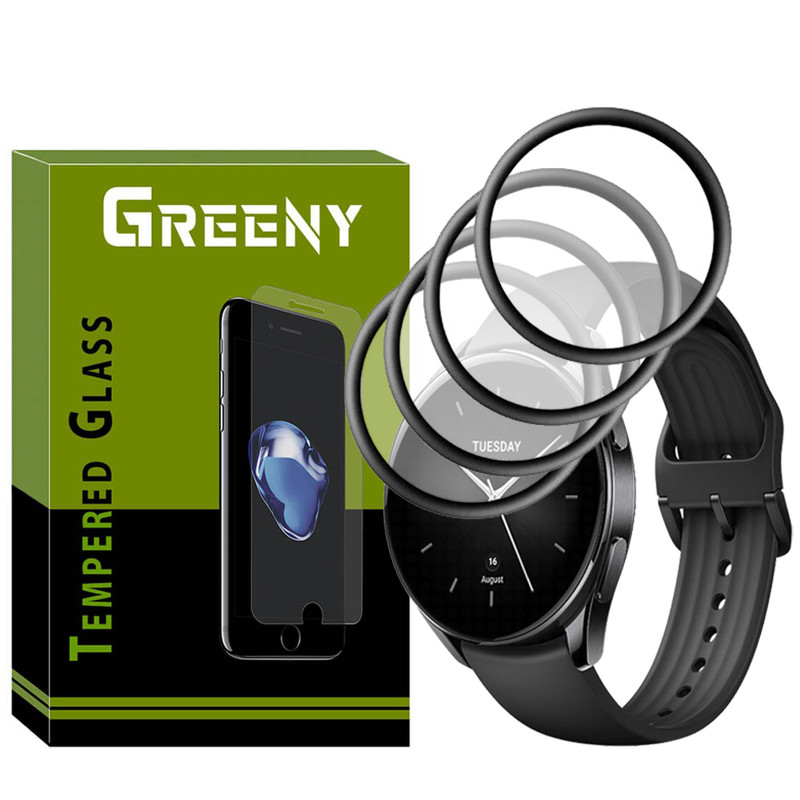 محافظ صفحه نمایش گرینی مدل GR-PM مناسب برای ساعت هوشمند شیائومی Watch S2 46mm بسته چهار عددی