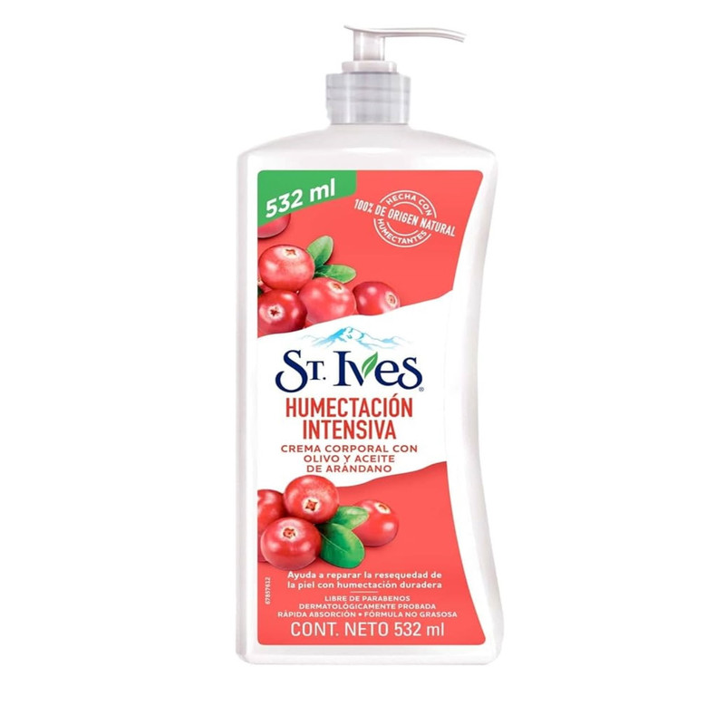 لوسیون بدن اس تی.ایوز مدل Humectacion حجم 532 میلی متر