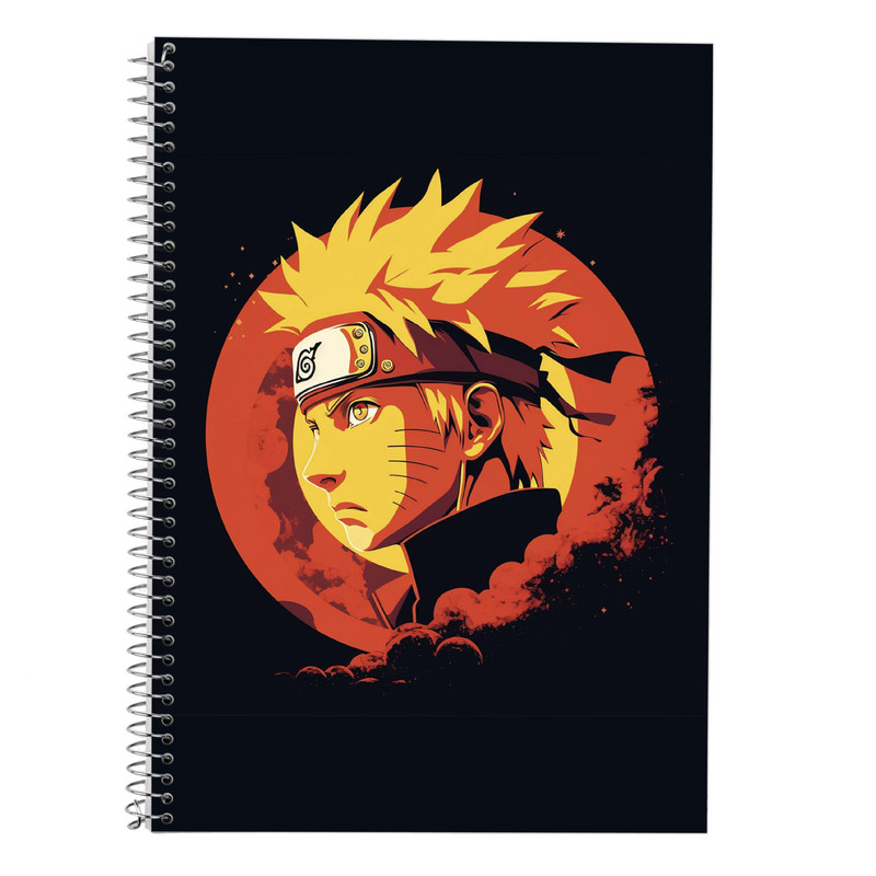 دفتر زبان 50 برگ مدوپد مدل Naroto کد DF11138