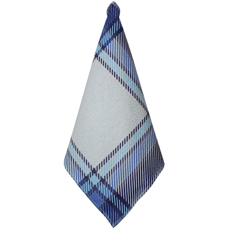 خرید و قیمت دستمال نظافت آشپزخانه بی تی مدل میکروفایبر طرح چهارخانه کد 30x30W211