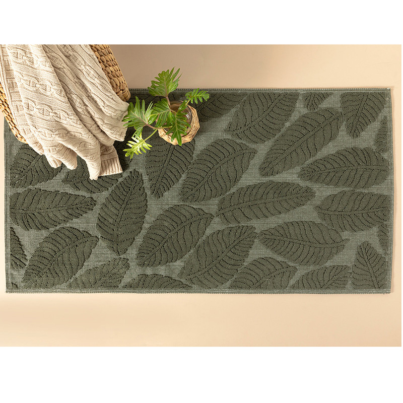 پادری انگلیش هوم مدل Leafy سایز 80x150 سانتی متر