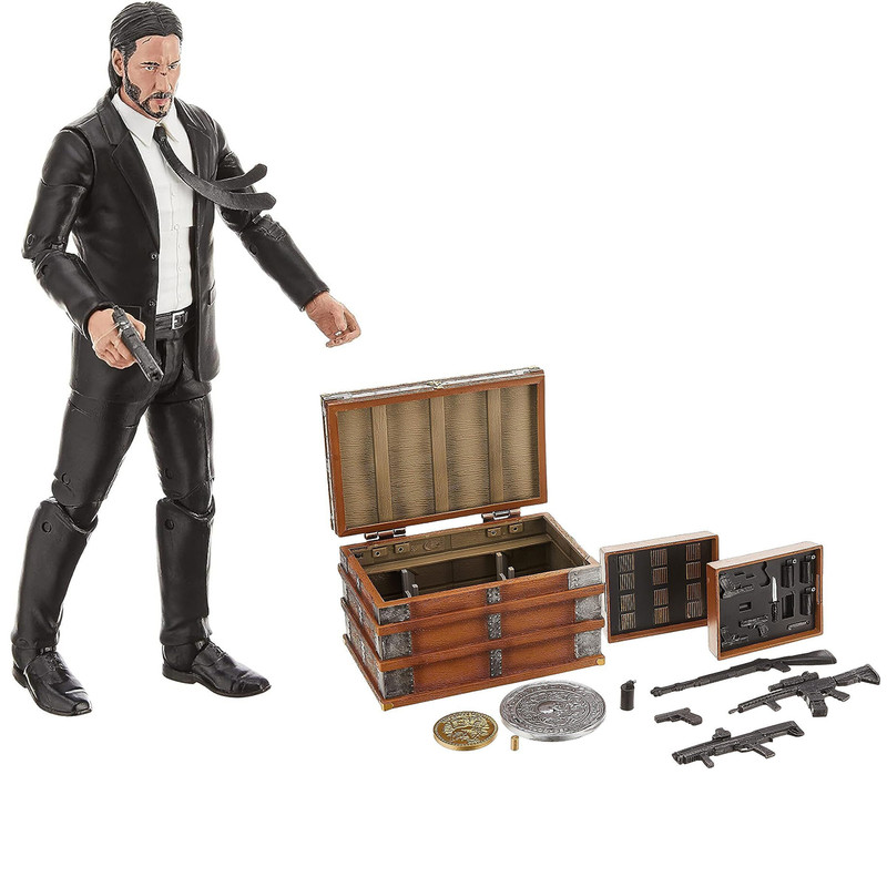 اکشن فیگور دایموند سلکت تویز مدل جان ویک سری John Wick Deluxe مجموعه 12 عددی