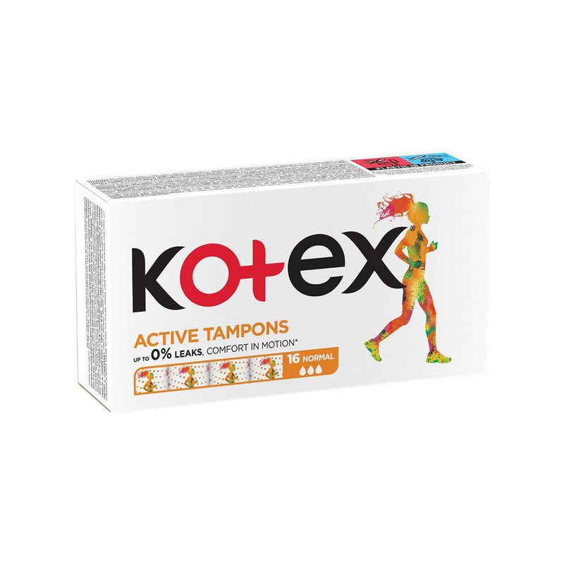 تامپون کوتکس مدل Active بسته 16 عددی