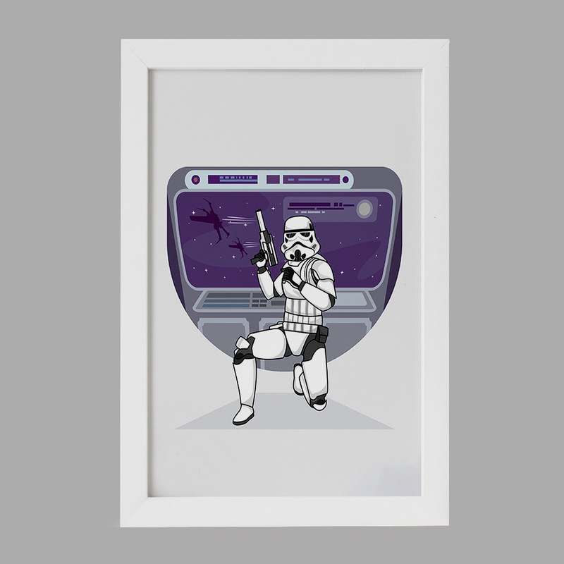 تابلو خندالو مدل جنگ ستارگان کد F3591