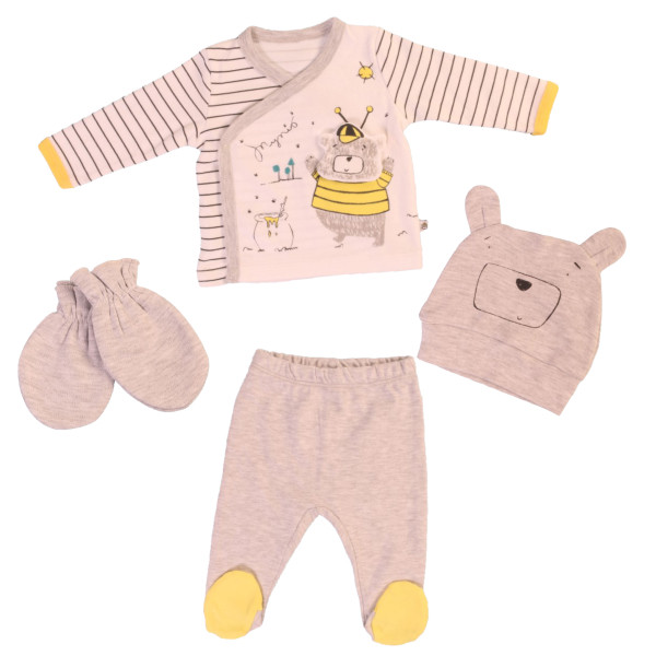 ست 4 تکه لباس نوزادی مای میو مدل cab320