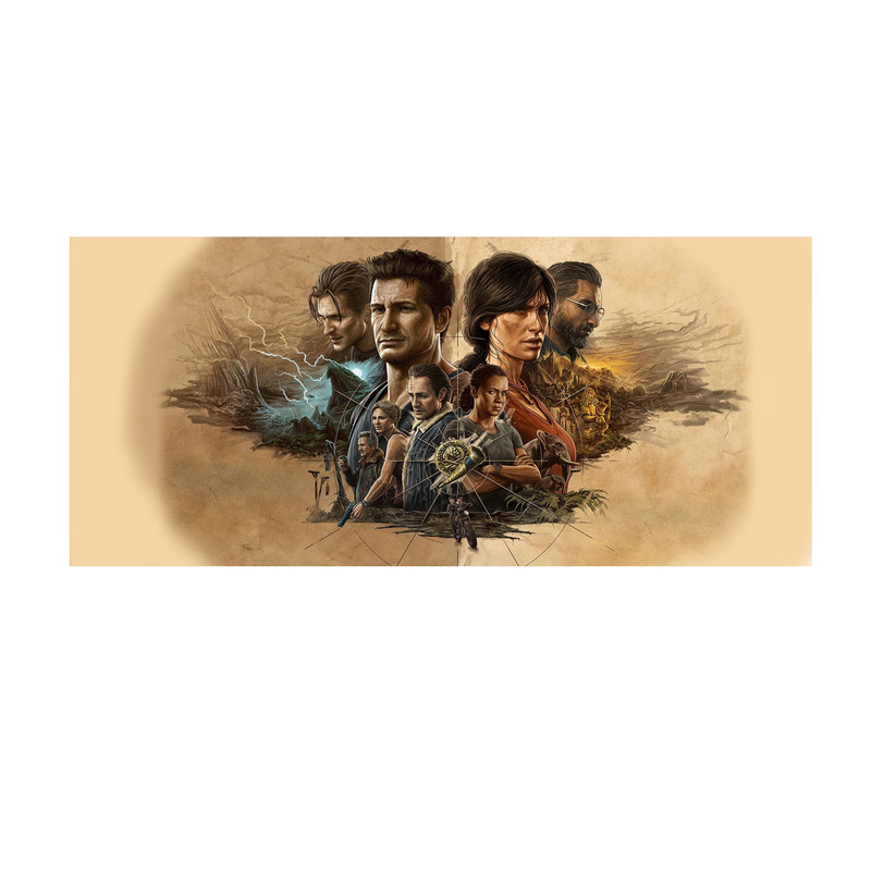 ماوس پد مخصوص بازی مدل Uncharted A7