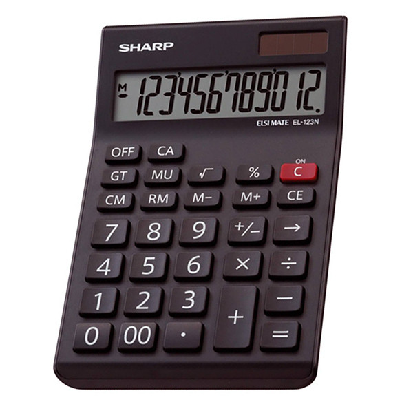 ماشین حساب شارپ مدل EL-123N-BK