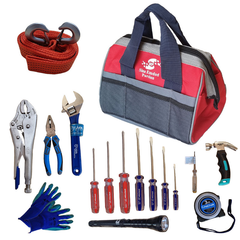 مجموعه ابزار 17 عددی سینا امداد مدل CA023