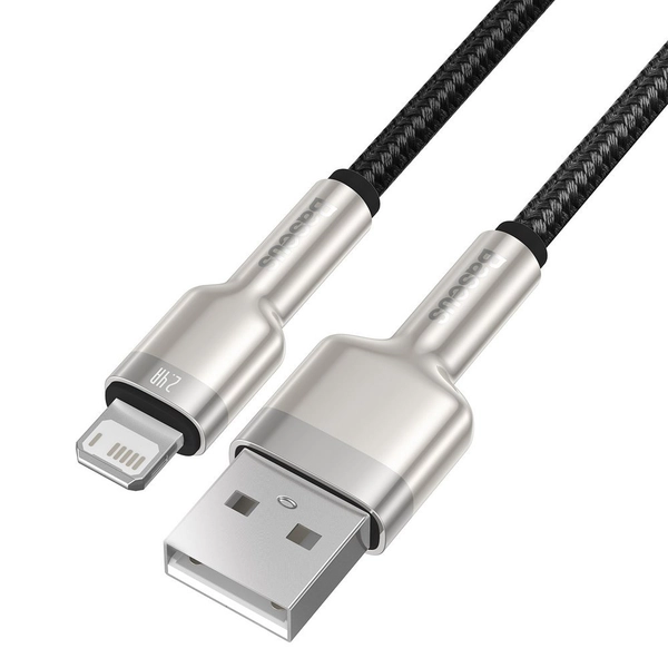 کابل تبدیل USB به لایتنینگ باسئوس مدل METAL DATA طول 1 متر4