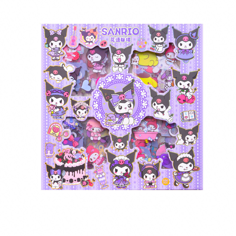 برچسب مدل کرومی طرح سانریو بسته 96 عددی