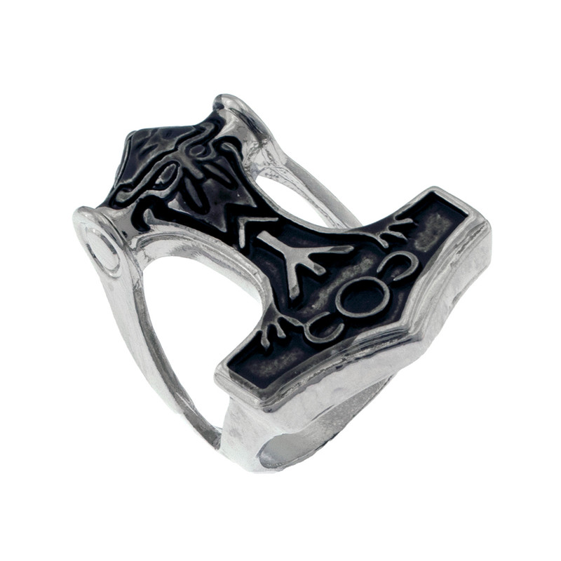 انگشتر مردانه برانت طرح تبر ثور