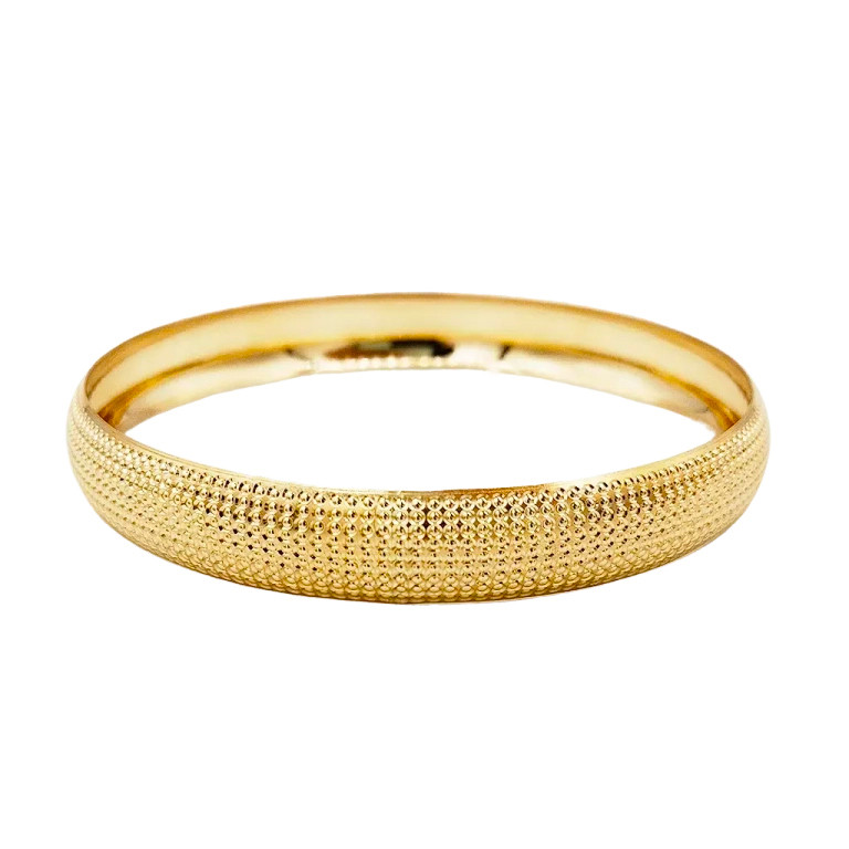 خرید و قیمت النگو طلا 18 عیار زنانه سوزیانا مدل لوتوس سایز 3