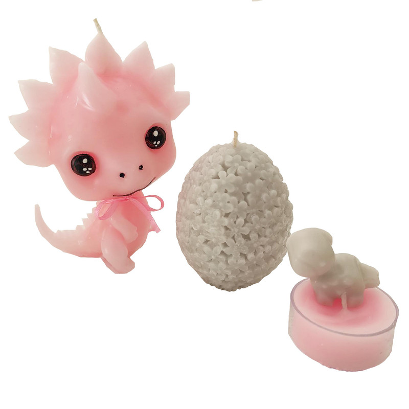 شمع هینا مدل اژدها مجموعه سه عددی