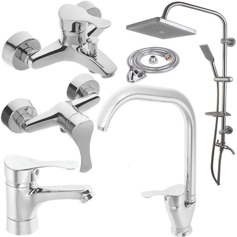 خرید و قیمت ست شیرالات های پلاس مدل هلیا RX800 مجموعه 6 عددی