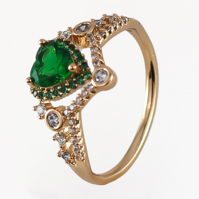 انگشتر زنانه ژوپینگ مدل قلب کد bb476