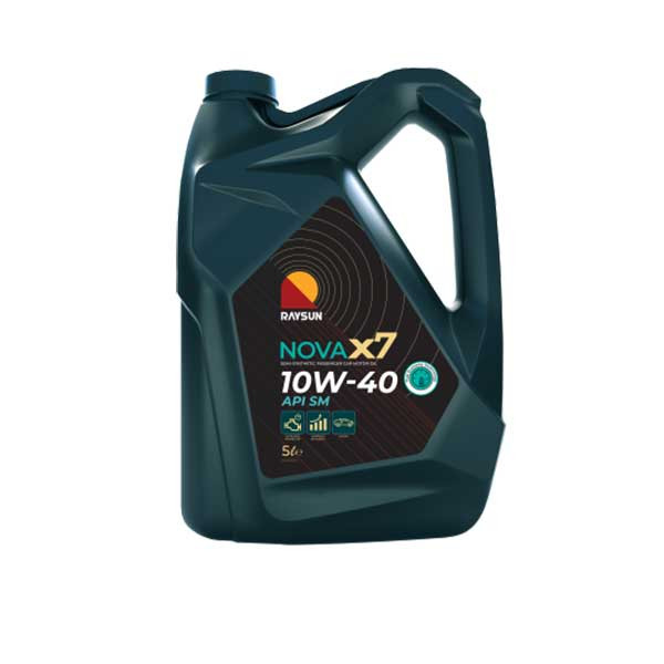روغن موتور ری سان مدل NOVA X7 10W40 SM SARIITO حجم 5 لیتر