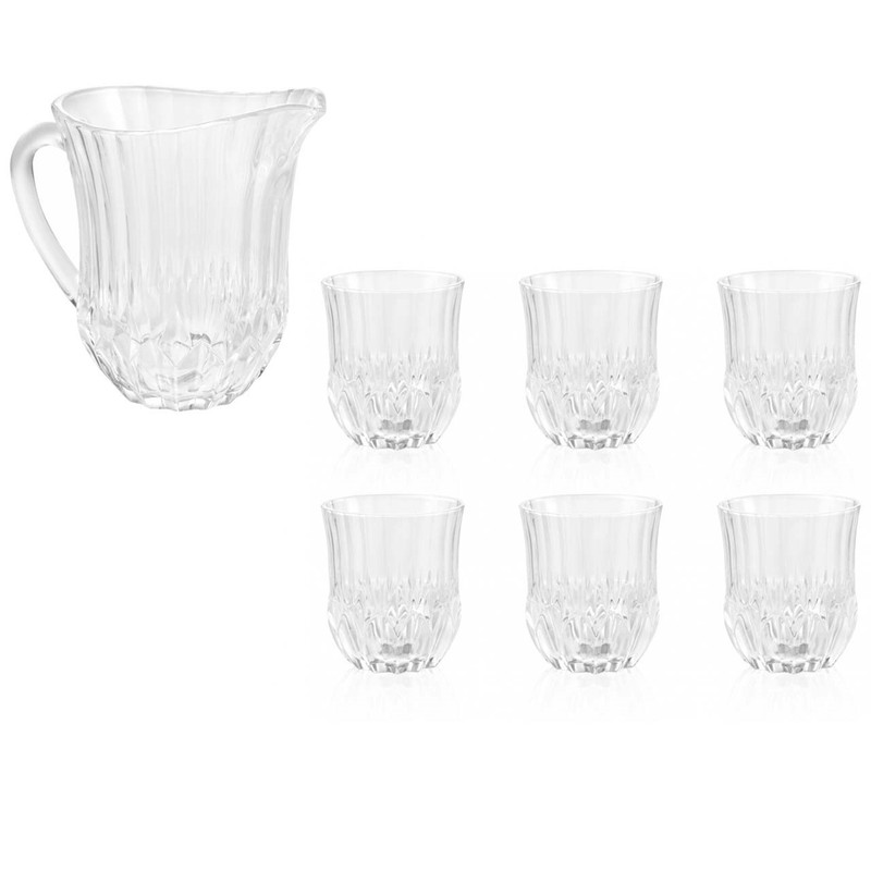 ست پارچ و لیوان 7 پارچه مادام کوکو مدل 1KSURH0104