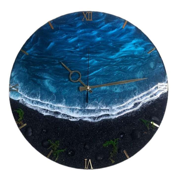 ساعت رزینی طرح دریا و ساحل
