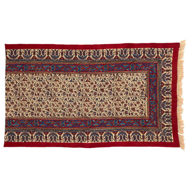 رومیزی قلمکار ممتاز اصفهان طرح درهم شیپوری کد G145