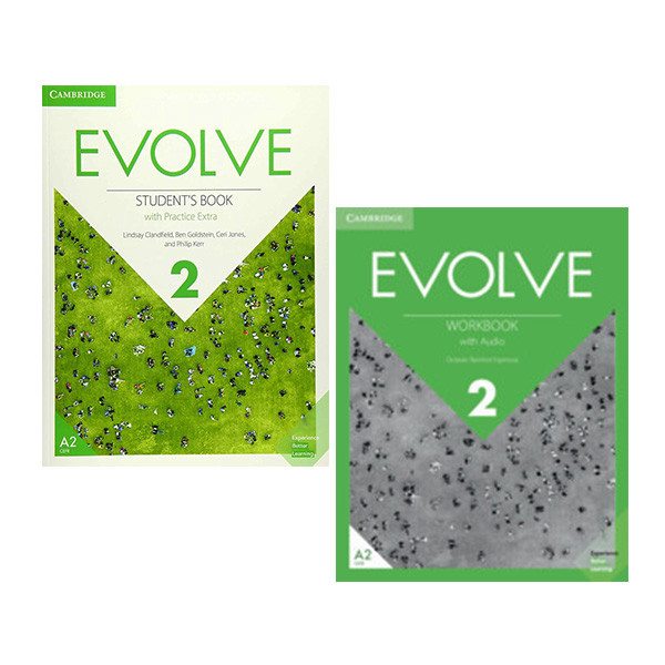 خرید و قیمت کتاب Evolve 2 اثر Leslie Anne Hendra و Mark Ibboston و Kathryn O'Dell انتشارات دانشگاه کمبریج 2 جلدی