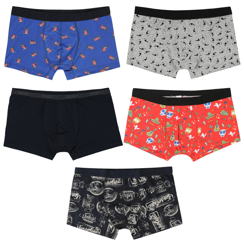 خرید و قیمت شورت مردانه کالینز مدل CLP84DOS مجموعه 5 عددی