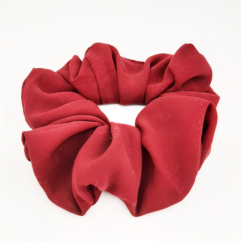 کش مو زنانه مدل اسکرانچی کرپ حریر کد R04