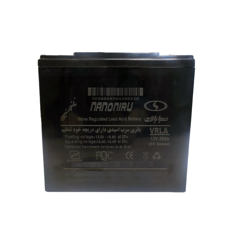 خرید و قیمت باتری یوپی اس 12ولت 20آمپر صباباتری مدل EV