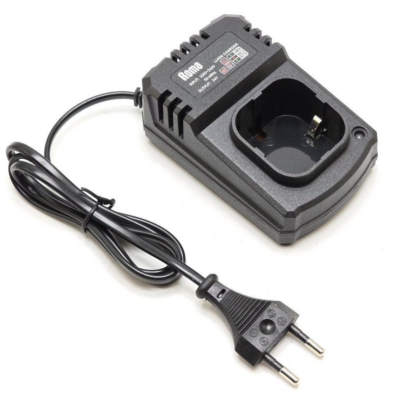 شارژر باتری خشابی دریل شارژی مدل چهار ضلع کد 24 ولت