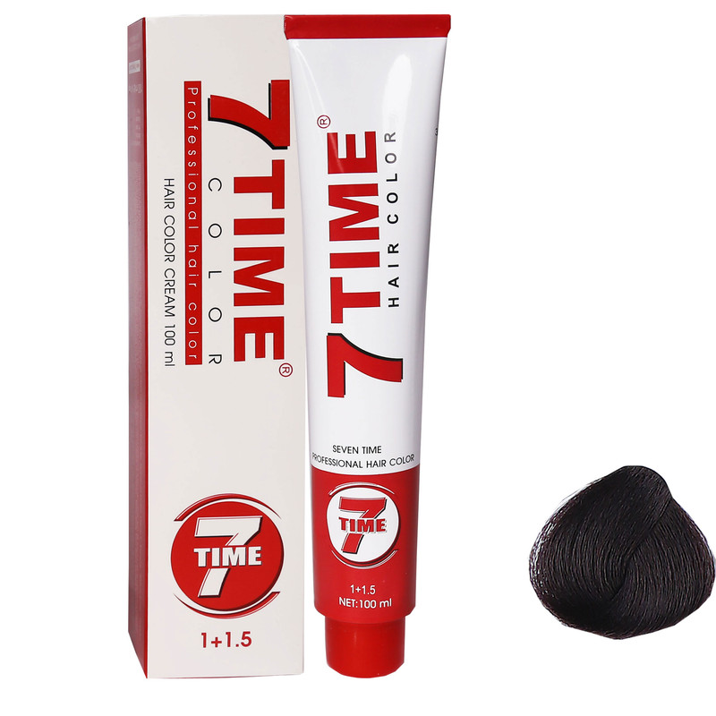 رنگ مو سون تایم شماره C.4 سری خاکستری طبیعی حجم 100 میلی لیتر رنگ قهوه ای خاکستری طبیعی